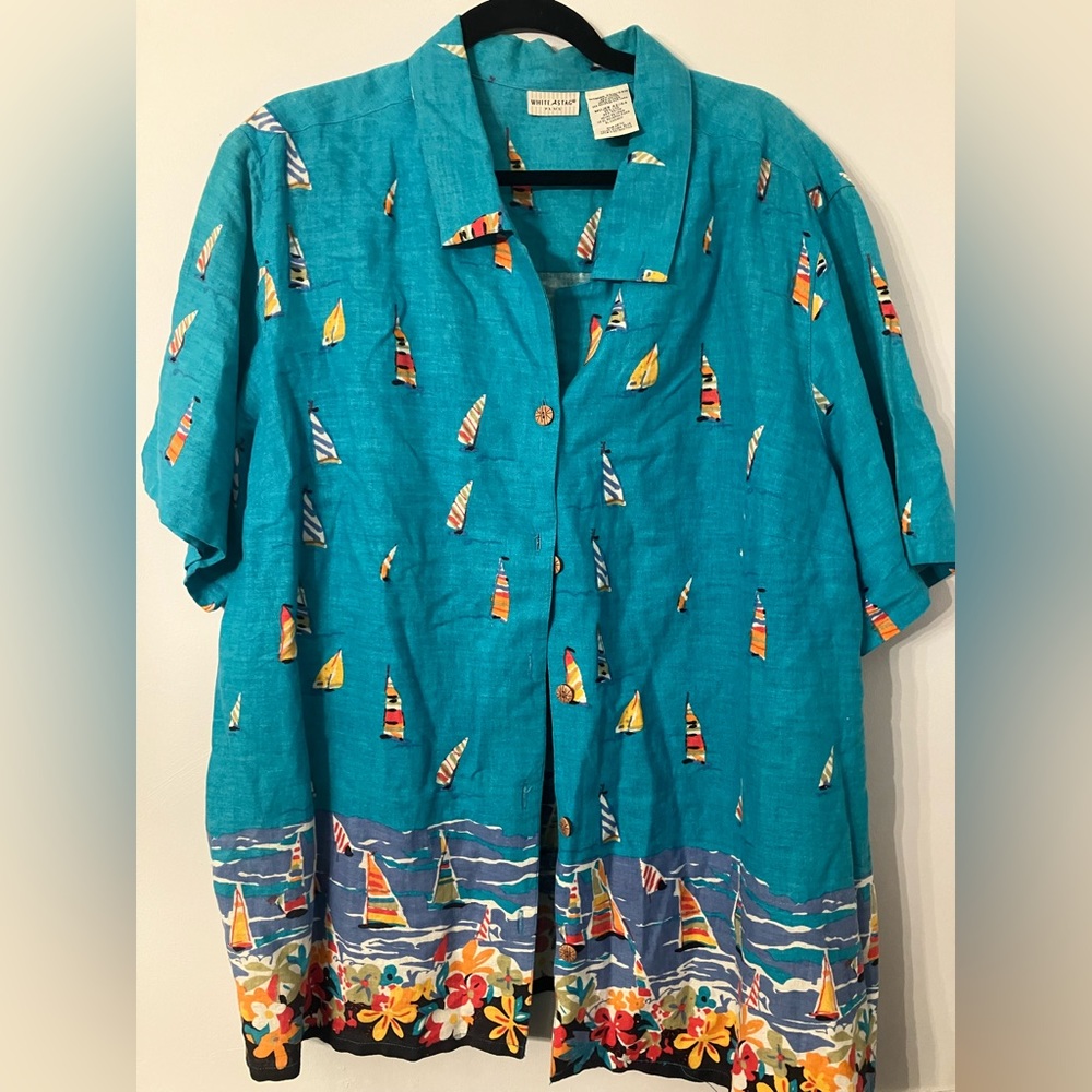 Women’s White Stag Casual Button Down